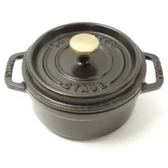 【実用美品】ストウブ staub ピコココット ラウンド 12cm ブラックのサムネイル