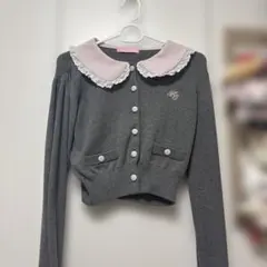 honey cinnamon コットンレースニットプリーツセットアップ