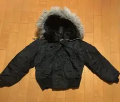 USA製 アルファ N-2B フライトジャケット Sミリタリージャケット 黒