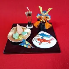 五月飾り、貝合わせ、兜、弓矢飾り、粘土、五月節句、子供の日