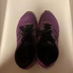 New Balance ランニングシューズ 紫 24.0cm