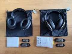 【新品・未使用 / 2個セット】メルセデスベンツ ワイヤレスヘッドホン 付属品付