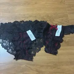 エメフィール　カシュクールレース脇高ブラ　ショーツ