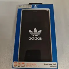 (a1)adidas iPhone12/12pro用手帳型ケース