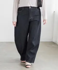 クレット　ワイドバレルデニムパンツのサムネイル