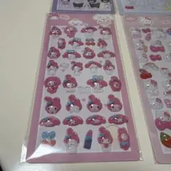サンリオ　ぷくぷくシール　6枚セット　マイメロディ・ハローキティ シールセット