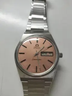 期間限定値下げ　OMEGA Seamaster 自動巻き時計 サーモンピンクのサムネイル