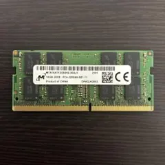 Micron 16G PC4-3200AA メモリー DDR4 中古稼動品 - メルカリ