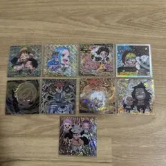 ONE PIECE大海賊シールウエハース　各シークレット9枚セット