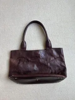 Dakota ダークブラウン レザー トートバッグ