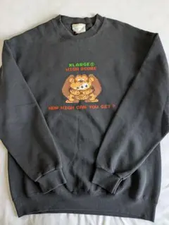 XLARGE ドンキーコング風ドット絵　スウェット 90s ブラック　M