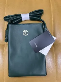 ダークグリーン スマホショルダーバッグ