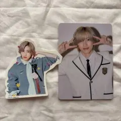 なにわ男子　道枝駿佑　HARDWORK トレカ、ステッカー