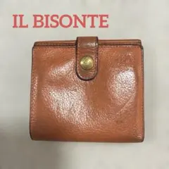 イルビゾンテ ILBISONTE 二つ折り財布 キャメル カード入れ多のサムネイル
