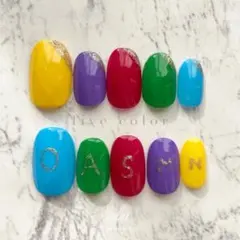 人気！推し活 ライブ カラフル 現品 サイズオーダー 黄 紫 赤 緑 青 5色