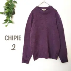CHIPIE シピー♡2♡長袖ニット セーター クルーネック ウール