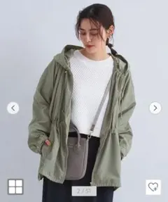 ユナイテッドアローズグリーンレーベル　撥水フードブルゾン