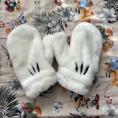 ミッキーふわふわミトン　手袋