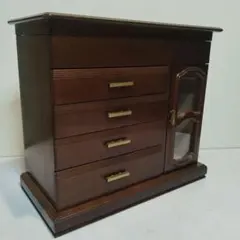 ジャンク品　宝石箱　蓋元割れ修理済み　オルゴール付　着払い設定のサムネイル