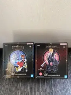 新品2個セット　キングダムハーツ 一番くじ　A賞&ラストワン賞　ソラ　ロクサス