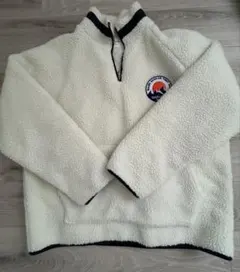 メンズ　フリースジャケット ホワイト