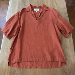 COS vivid orange linen skipper shirtのサムネイル