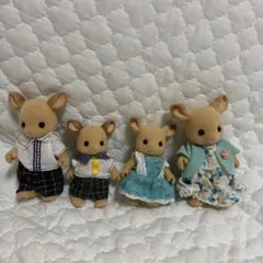 値下げ【廃盤】シルバニアファミリー 人形本体 4体セット