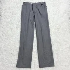 【美品】dunhill ダンヒル スラックス パンツ ボトムス 薄手 春 グレー