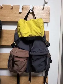so.C.hu リュック バックパック ブルーグリーン系 プリーツバック 
