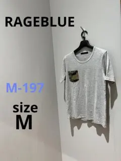 M-197 RAGEBLUE 半袖カモフラ柄ポケット付きTシャツ！！