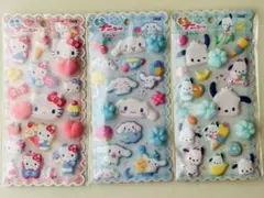 新作✨国内正規品✨もちプニュ〜 ステッカー キティ　シナモロール　ポチャッコのサムネイル