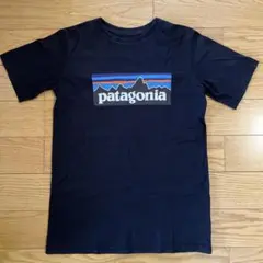 patagonia ブラック キッズTシャツ XLパタゴニア　半袖　155cm
