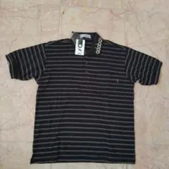 新品未使用、adabat ストライプ ポロシャツ 新品タグ付き