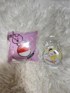 クッキー＆チミー BT21 バッジ　クッションチャーム
