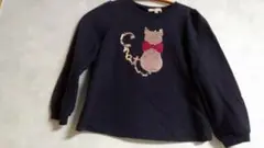 anyFAM 猫デザイン 薄手 トレーナー