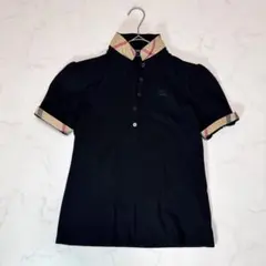 バーバリー 半袖Tシャツ カットソー フリルノバチェック ホースロゴ