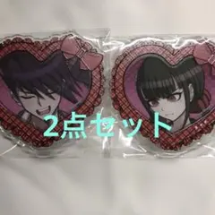 2点セット　ニューダンガンロンパV3 百田 春川 ハート型アクリルバッジ