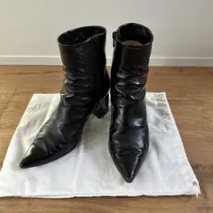 FABIO RUSCONI レザーショートブーツ