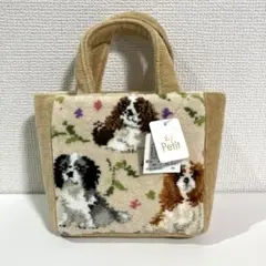 日本製　アーンジョー　ミニトート　キャバリア　犬猫