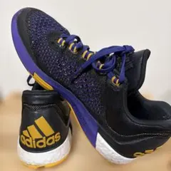adidas アディダス　バスケットボールシューズ　26.5cm 紫/オレンジ