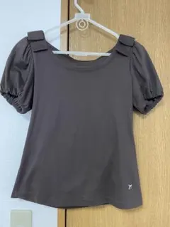 MISS Jダークブラウン パフスリーブ Tシャツ サイズ38