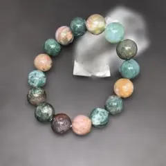 【高品質】天然石パワーストーン　アゲートブレスレット　12㎜ 女性用