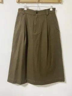 MHL スカート　カーキ