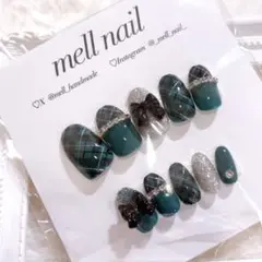 A77 ネイルチップ 量産型 ワンホン フレンチガーリー 韓国 地雷 成人式