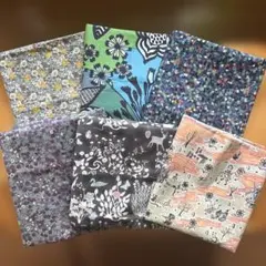 合計約8.5m リバティプリント　タナローン6枚セット