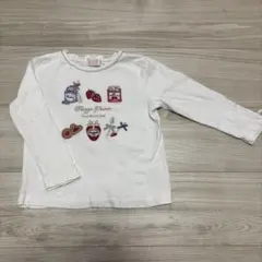 メゾピアノ　ジャム瓶　110cm 長袖Tシャツ　美品