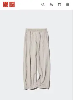 【美品】UNIQLO ギアパンツ ベージュ Mサイズ