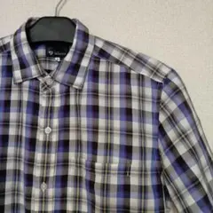 TK MIXPICE チェック柄 半袖シャツ サイズ3