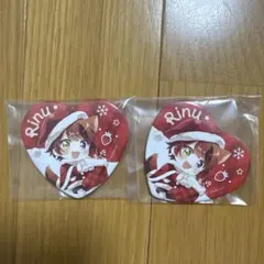 すとぷり 莉犬 ハート缶バッジ クリスマス