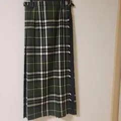 IENA O'NEIL of DUBLIN チェック柄スカート グリーン